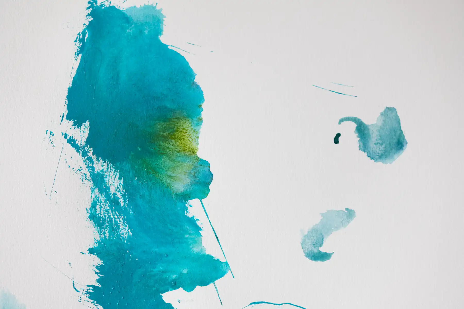 Emerald, turquoise, turmeric and arabic gum on Arches paper 100% cotton 300 g/m2
65 cm x 56 cm - 25 x 22 inches